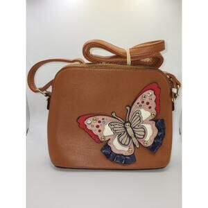 Timmy Woods Beverly Hills Alexis Butterfly Crossbody Purse